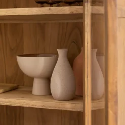 Vitrine<Made in Meubles Vitrine en bois d'acacia Néven