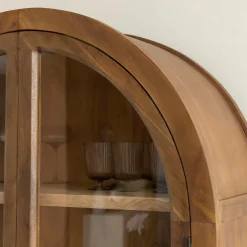 Vitrine<Made in Meubles Vitrine en bois d'acacia Néven