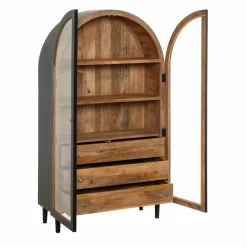 Vitrine<Made in Meubles Vitrine en bois de manguier Paulo