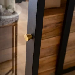 Vitrine<Made in Meubles Vitrine en bois de manguier Paulo