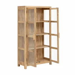 Vitrine<Made in Meubles Vitrine en bois de manguier Amaris