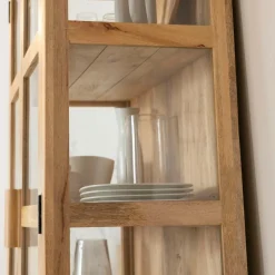 Vitrine<Made in Meubles Vitrine en bois de manguier Amaris