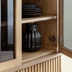 Vitrine<Made in Meubles Vitrine en bois de manguier Betty