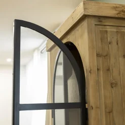 Vitrine<Made in Meubles Vitrine en bois recyclé et métal Garance