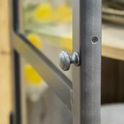 Vitrine<Made in Meubles Vitrine en bois recyclé et métal Garance