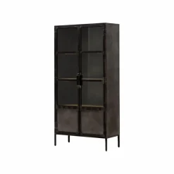 Vitrine<Made in Meubles Vitrine haute en métal Locker